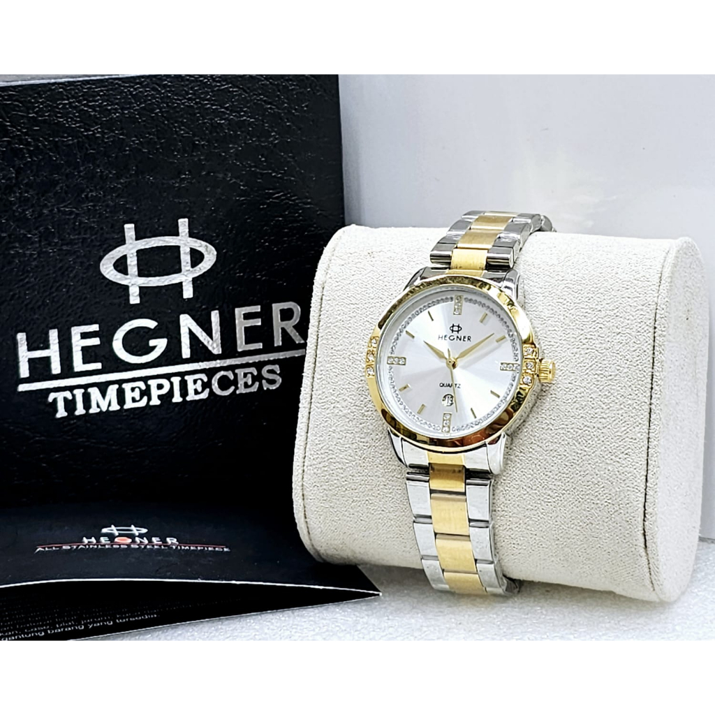 Jam tangan wanita hegner 5017 rose gold kualitas original garansi