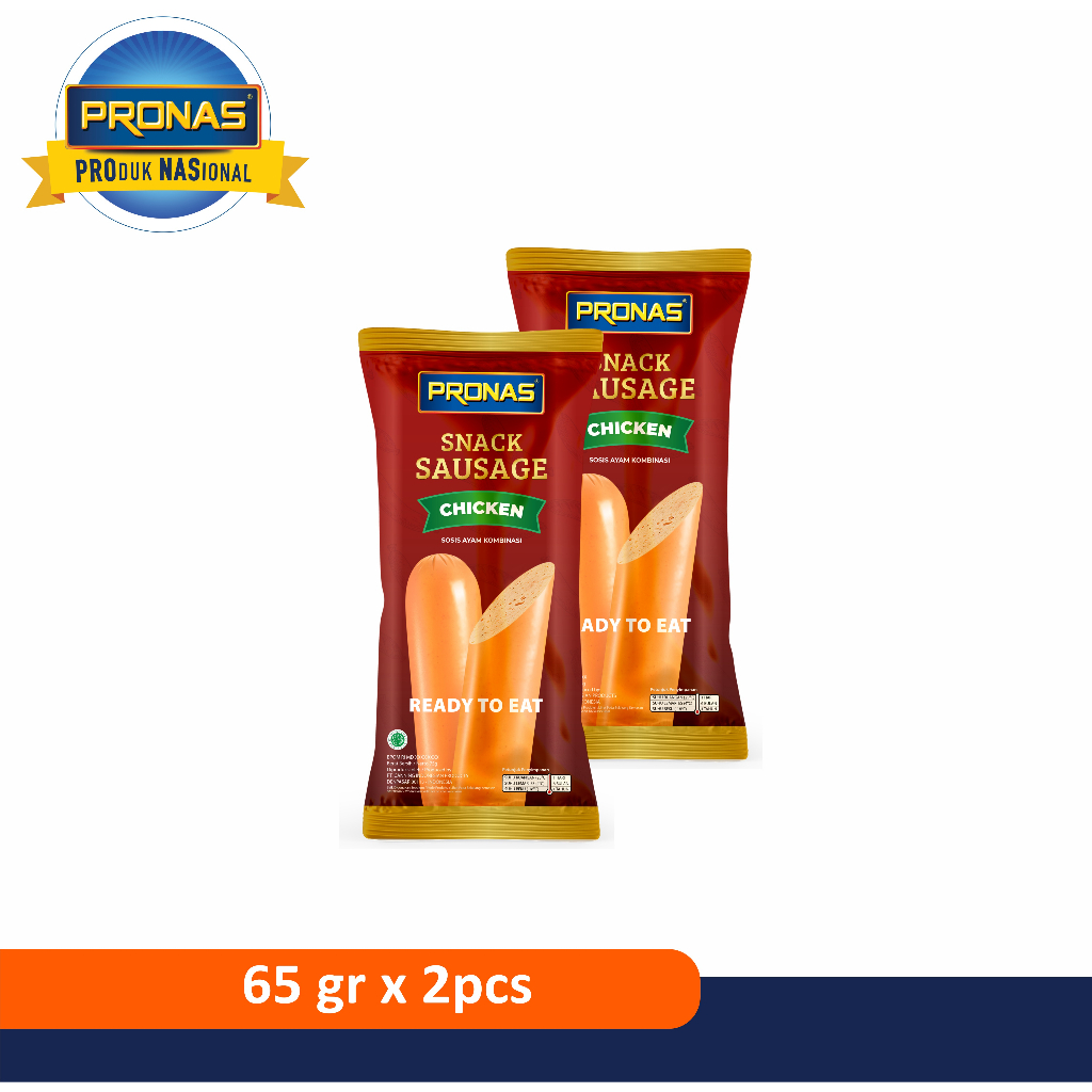 PRONAS Sosis Snack Ayam 65 gr Bundling 2pcs