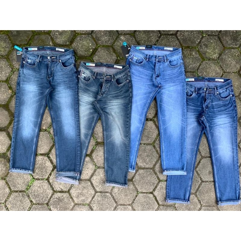 celana panjang jeans reguler REVOULT tidak melar berkwalitas