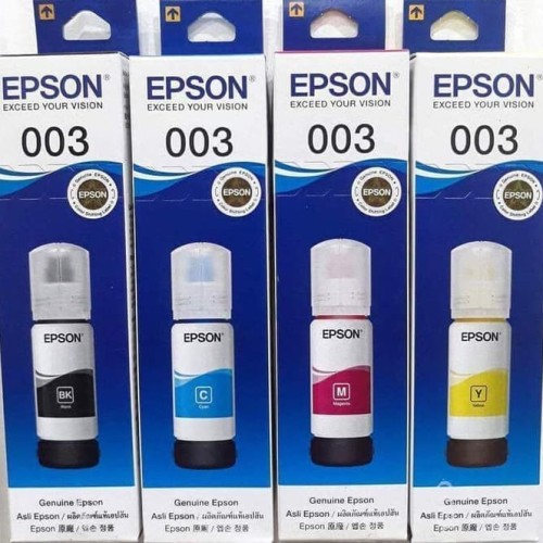 ITSTORE Tintan Epson 664 epson 003 ORIGINAL 100% SERIES L3110 L3150 L3100 L1110 L3101 L5190 Printer L121 L100 L110 L120 L200 L210 CYAN MAGETAN YELLOW BLUE