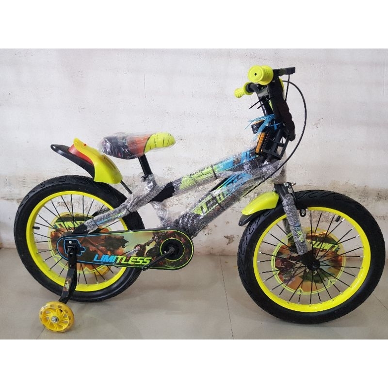 Sepeda Anak Sepeda BMX 18 inch LIMITLESS ( BAN JUMBO ) ( TRANSFORMER )