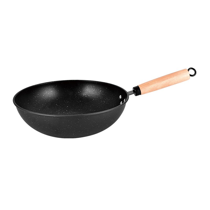 Sehat dan pot non -stick Set Wajan Premium 3 Pcs Panci 24-30 cm batu Maifan Set pot non -stick