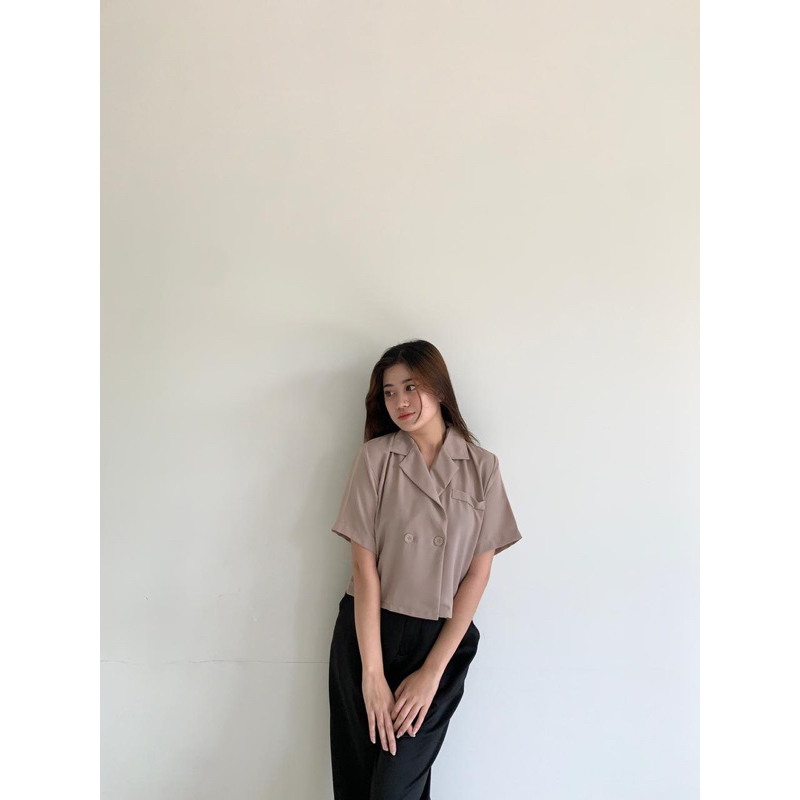 Korean Classy Blazer Top