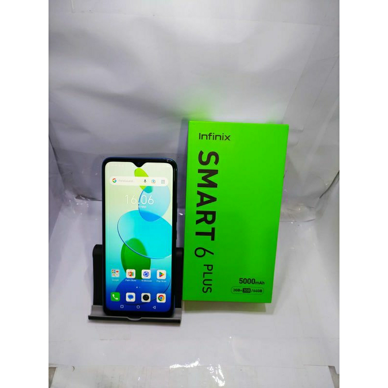 INFINIX Smart 6 Plus 3/64 GB Handpone second Bekas Resmu Original