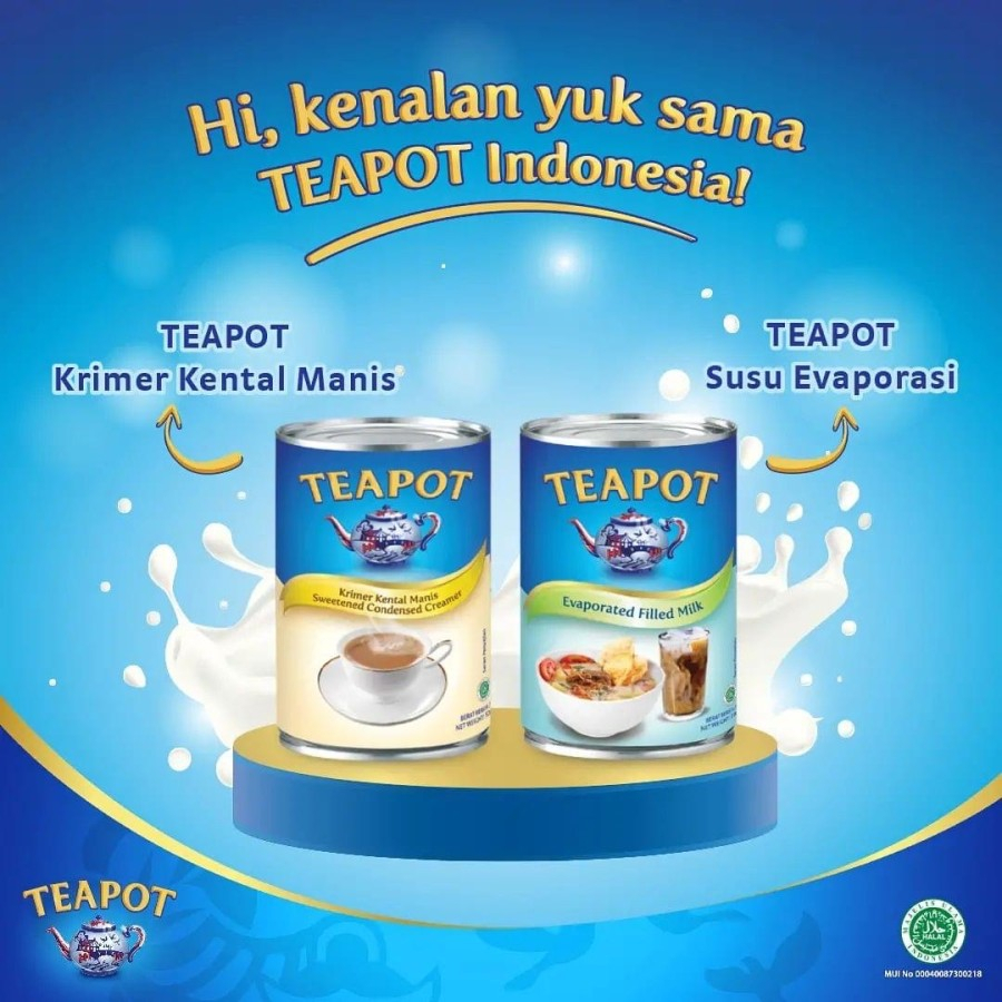 Teapot Susu Evaporasi 390g