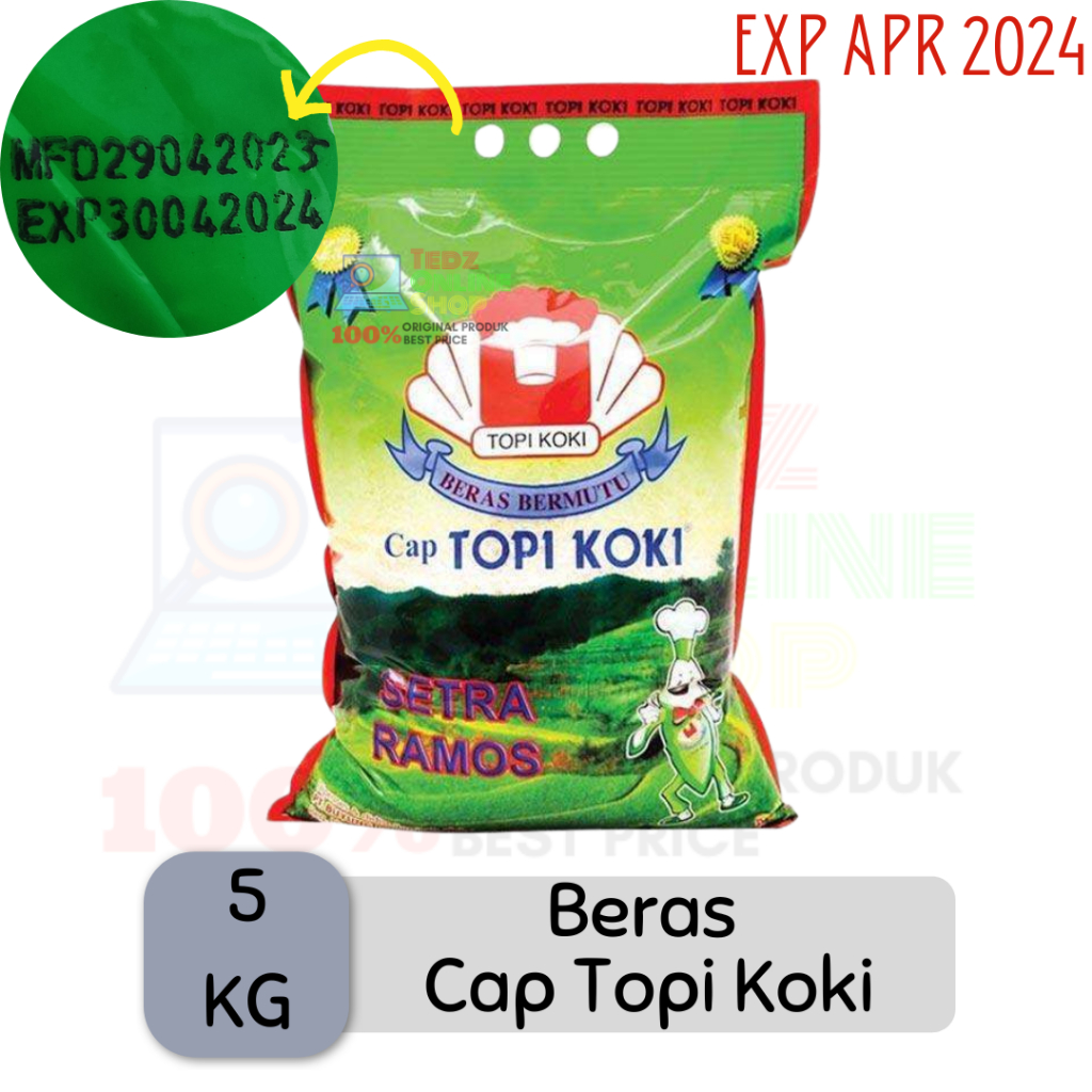 Beras Cap Topi Koki Sentra Ramos 5kg