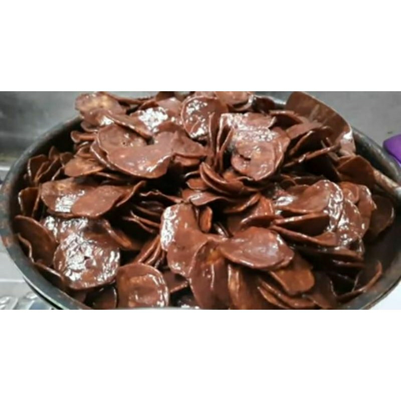 

Kripik pisang coklat