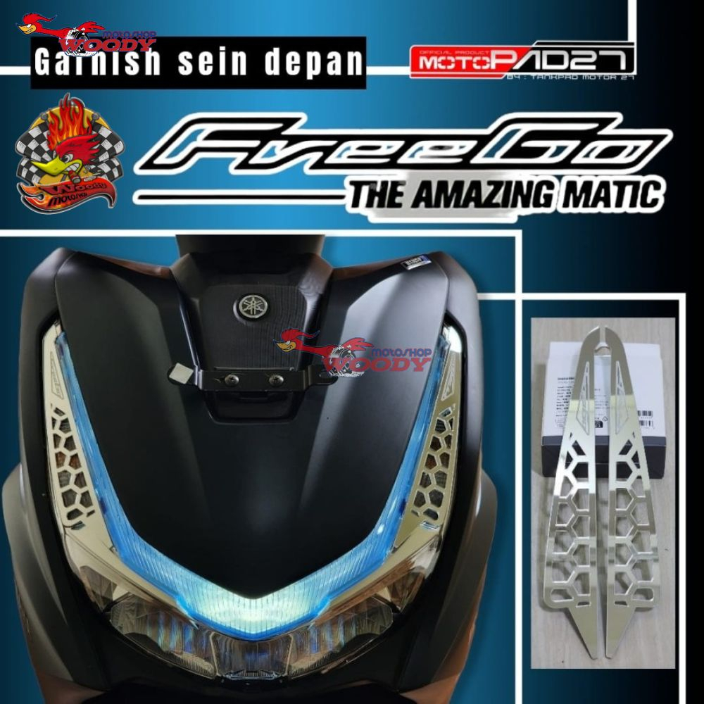 Garnish sein depan yamaha New FREEGO