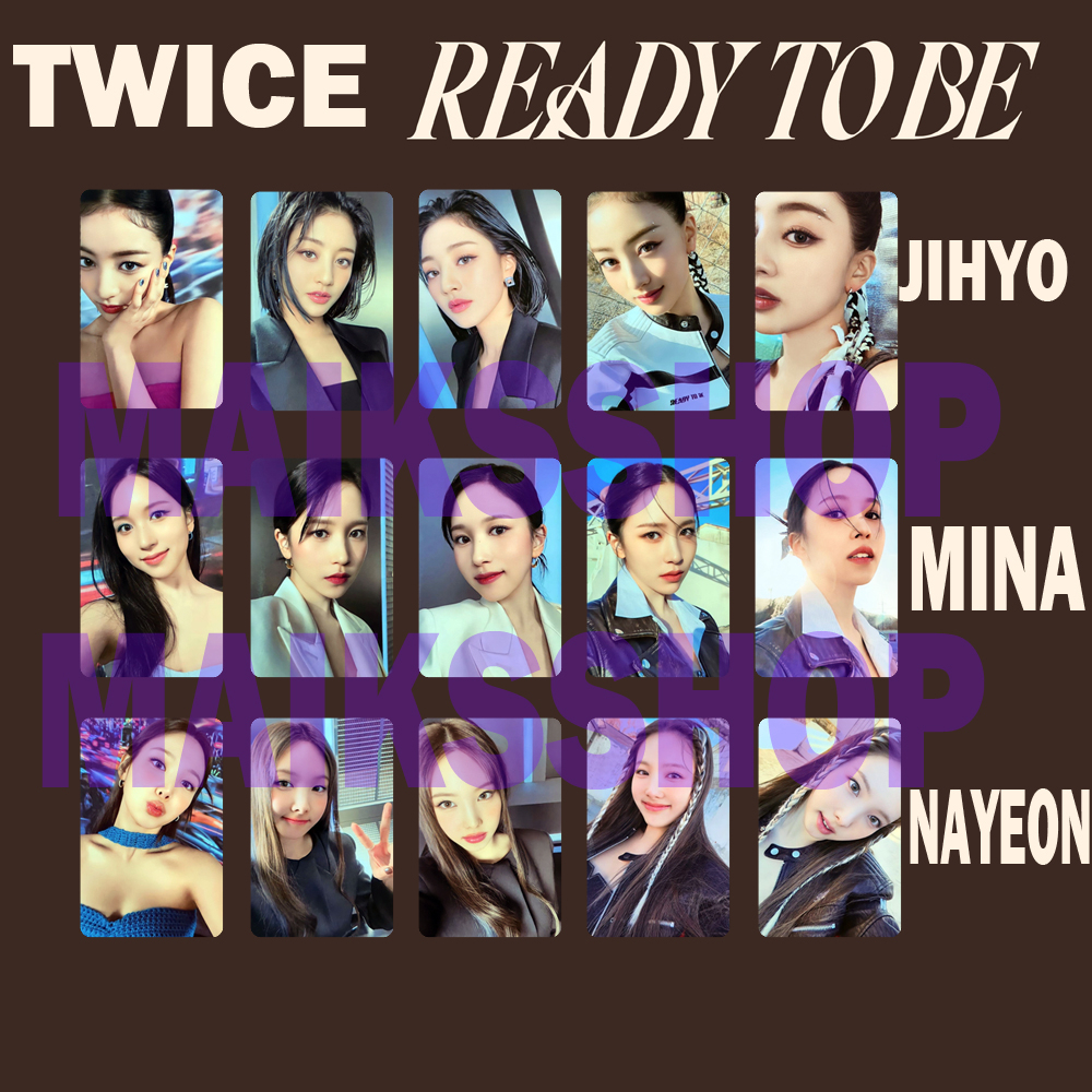 Twice Ready To Be Set Me Free Photo Card Kpop