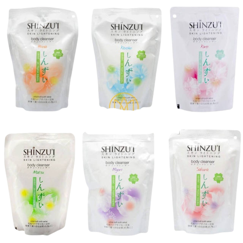 SHINZUI Sabun Cair Refill | SHINZUI Lightening Body Cleanser | Body Wash | Sabun Cair Refill 180ml - 400ml