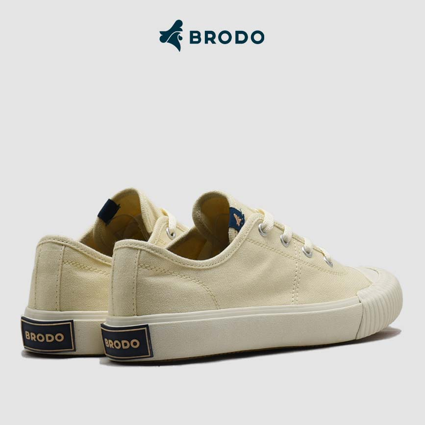 SNEAKERS PRIA SNEAKER BRODO ORIGINAL VULCAN CLASSIC LOW OFF WHITE WS