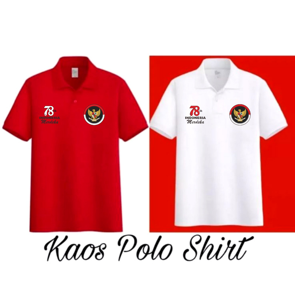 Noveli wear - Kaos distro seragam merah putih hari KEMERDEKAAN 17 AGUSTUS HUT RI se INDONESIA