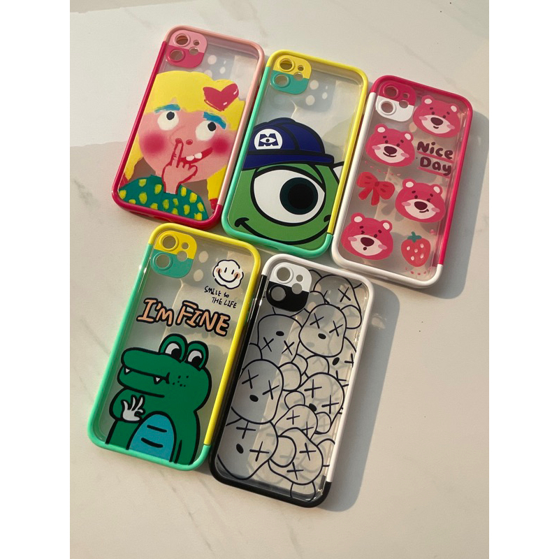 CASE SILIKON CUTE BEAR KAWS IPHONE 13 PRO MAX IPHONE 13 PRO IPHONE 13