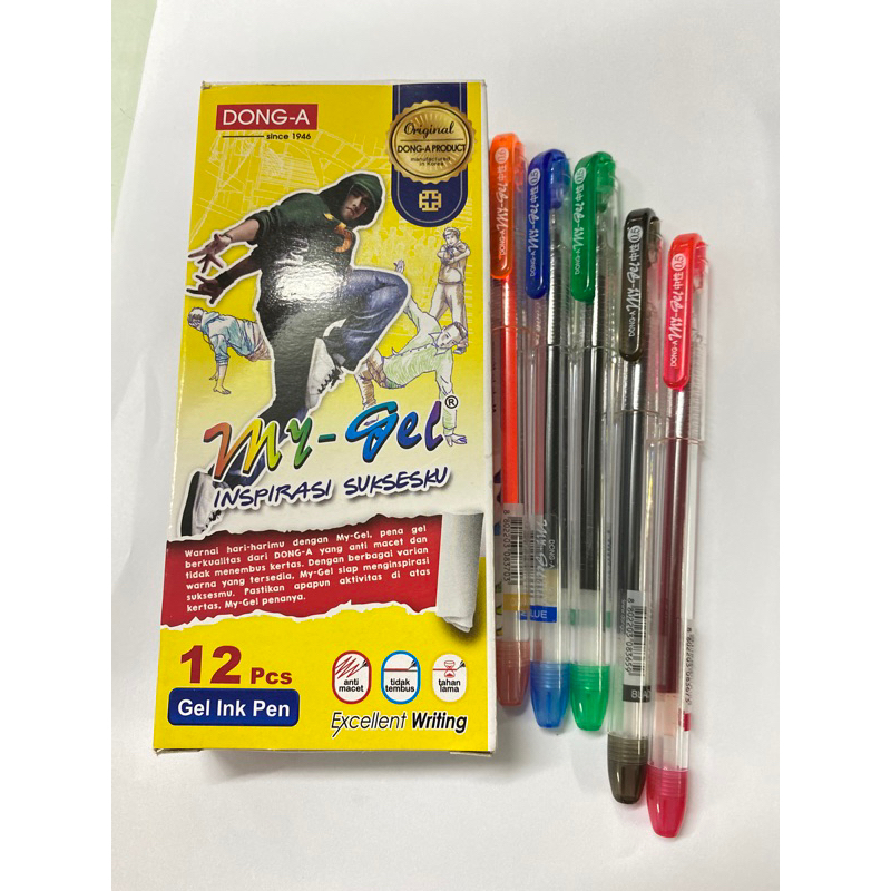 

Pulpen Dong-A My-Gel pulpen Gel