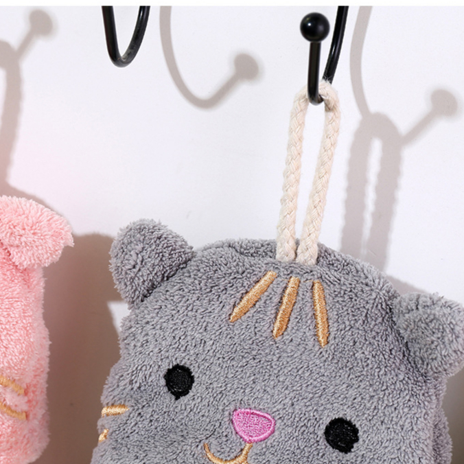 LT3B Handuk lap tangan dapur kamar mandi kain Premium tebal bear pinguin hiu cat kucing lover panda penyerap anak anak Gantung menggantung Hand towel imut cute lucu tebal Motif hewan gajah angel kucing Penyerap Pembersih Gantung Gantungan cuci tangan Unik