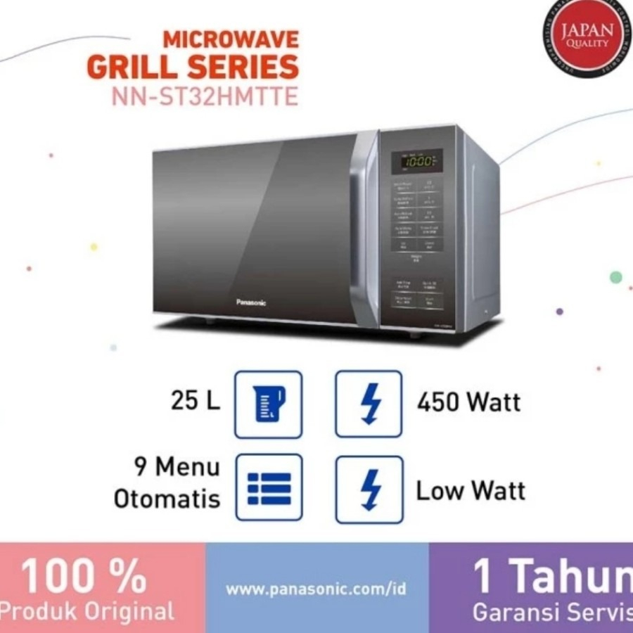 Microwave Panasonic NN-ST32HM 25 Liter &amp; Low Watt