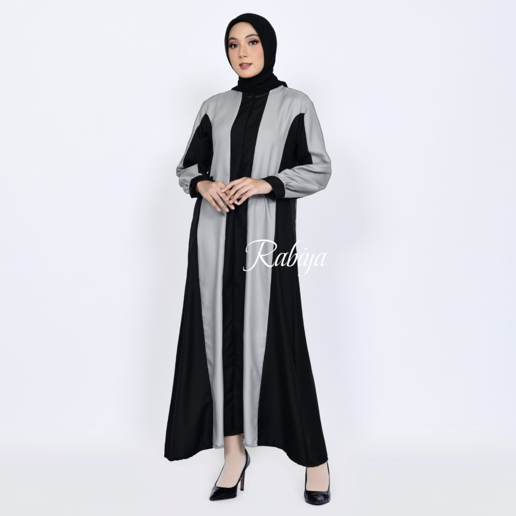 Gamis Jumbo Terbaru Baju Muslim Wanita Dress Gamis Busuhi Wudhu Frendy Kekinian Super Jumbo L XL XXL 3L 4L Lingkar Dada Up To 130 140