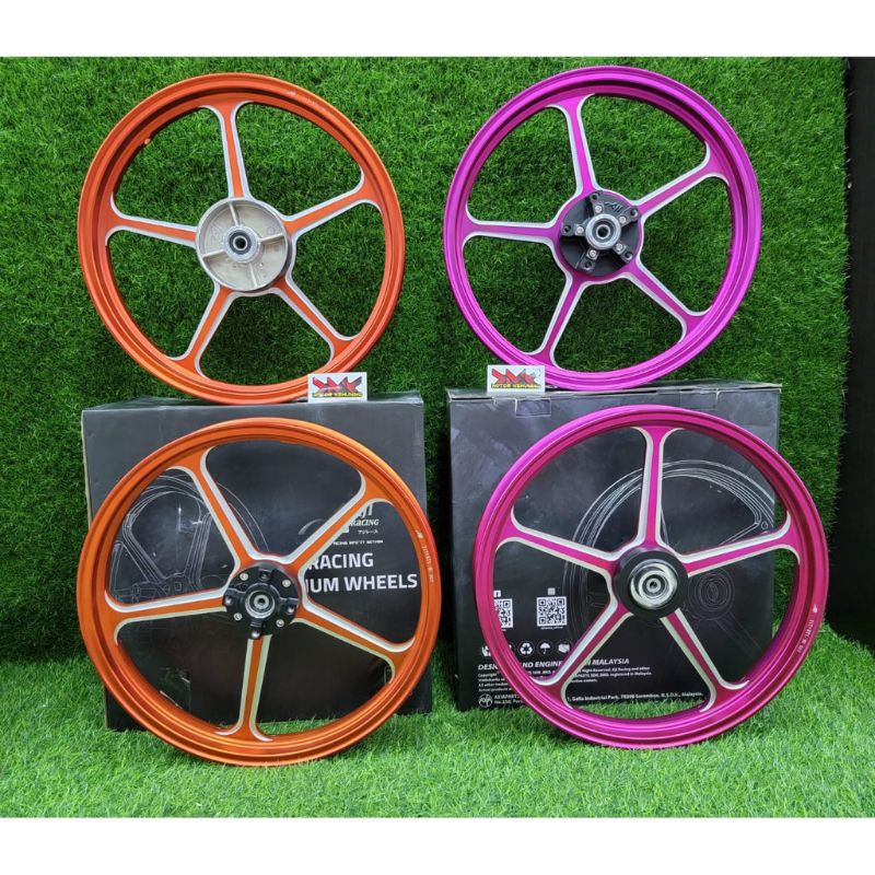 AJI RACING SPORT RIM FG 505 CNC OPEN HUB SIZE 160/185-17 PNP MX KING | VELG AJI RACING FG505 CNC UNT