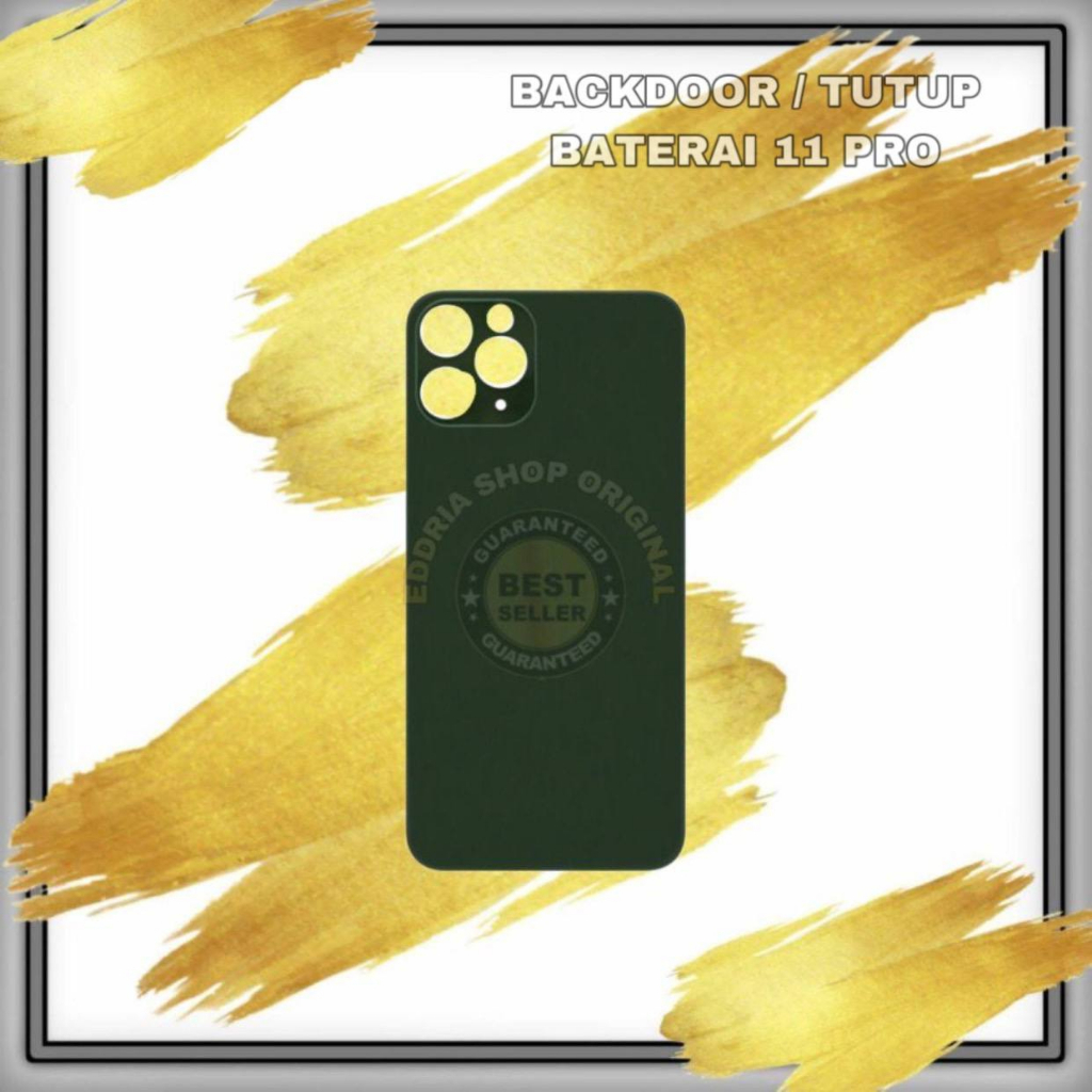 BACKDOOR / TUTUP BATERAI / BACK COVER  / BACK GLASS 11 PRO ORIGINAL NEW