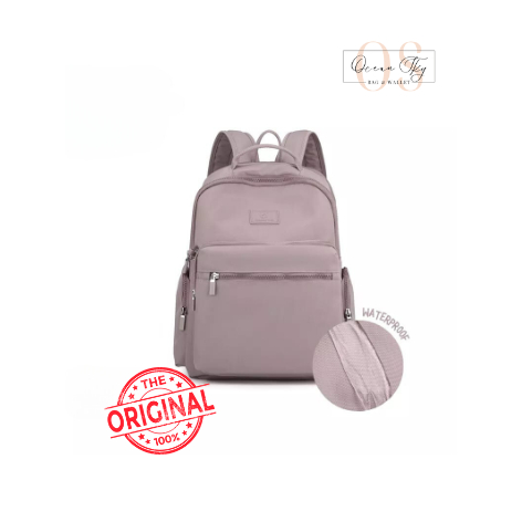 Ocean Sky - COLORFUL FOX 0459 Tas Ransel Wanita Backpack Wanita Remaja Tas Bahan Anti Air muat laptop 15inch