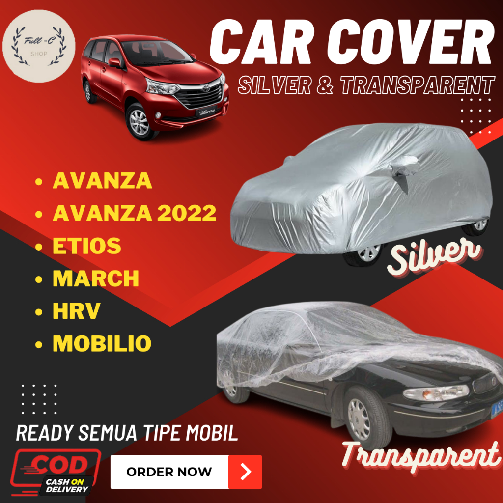 Selimut sarung cover mobil silver Avanza, Avanza 2022, Etios, March, HRV, Mobilio