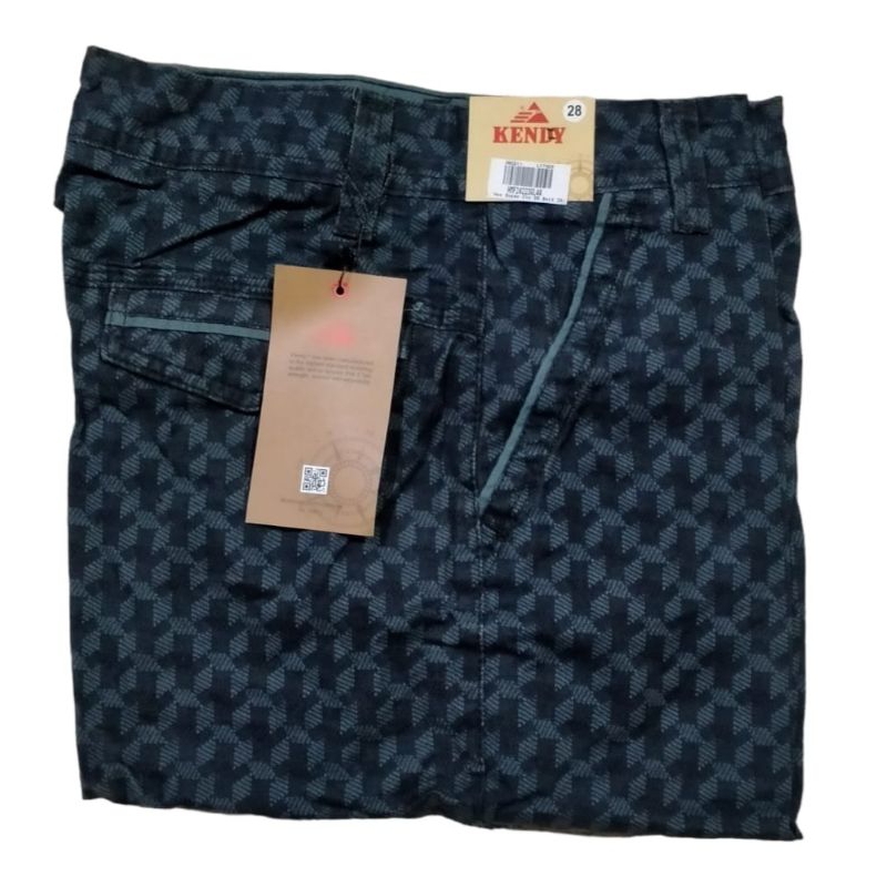 celana kendi motif pendek dewasa