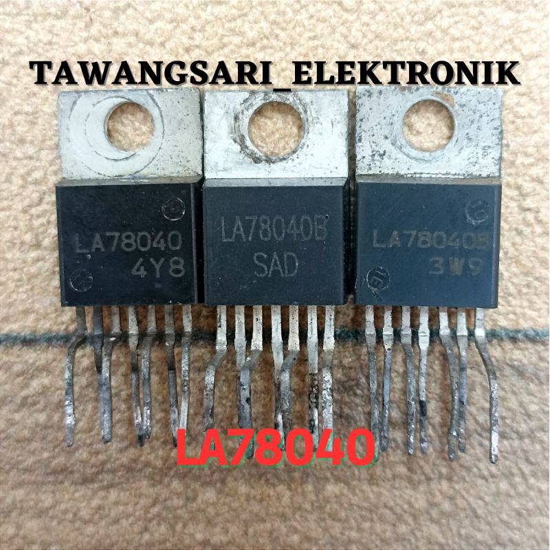 Ic Vertical LA78040 ic vertikal la78040 original vertikal la 78040