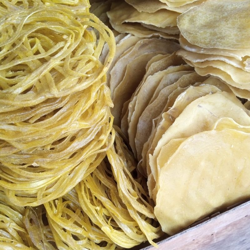 

krupuk asinan dan opak besar