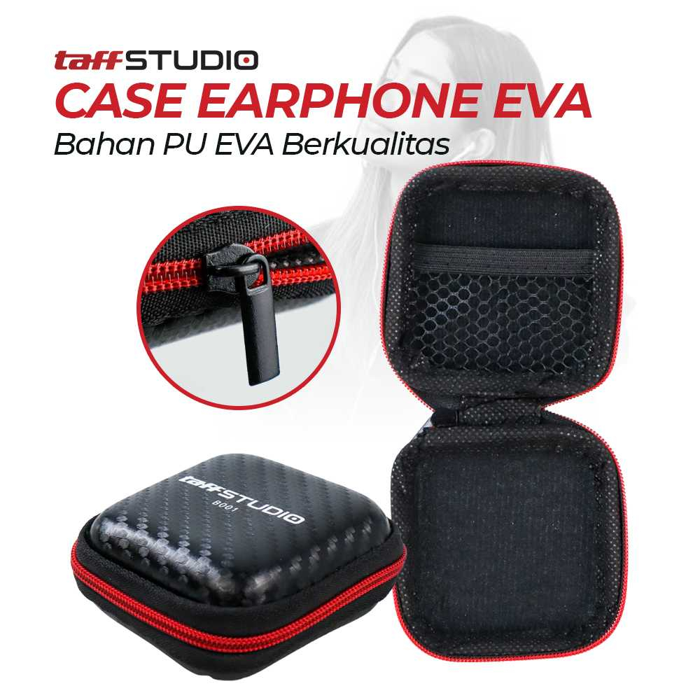 Zenith Case TaffSTUDIO Earphone EV Portabel dengan Resleting - B001