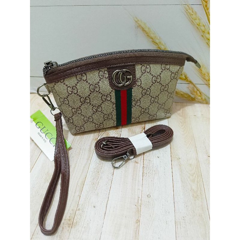 Slingbag Mini Wanita Murah / Tas Perahu Free Tali Panjang Dan Tali Pendek