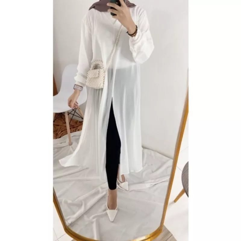 ALEA Outer - Tunik Ceruty - Outer Wanita- Long Outer