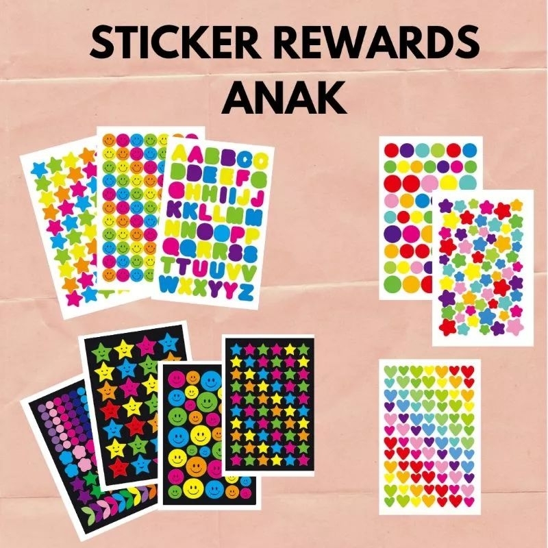 

stiker reward anak ( harga per pcs/lembar )