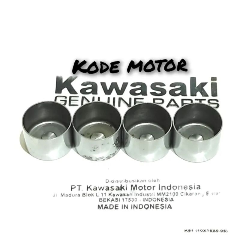 Tutup Sim Klep Kawasaki KLX 250 , Ninja 250 Karbu , Ninja 250 Fi , Ninja Versys 250 1set 4pcs