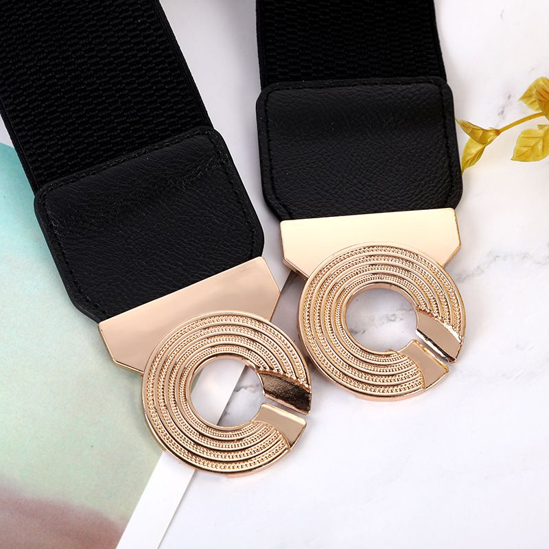 ikat pinggang wanita belt elastis sabuk karet import gesper obi korea