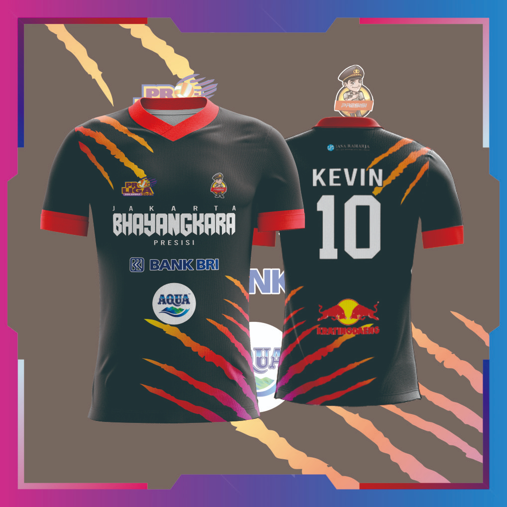 JERSEY PROLIGA Jakarta Bhayangkara Presisi CUSTOM (FREE DESAIN) VOLLY, FUTSAL, BASKET, PANAHAN, ESPO