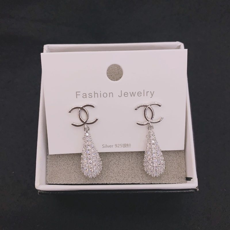 Anting Silver925 Perak mata tanam kilau mirip emas asli Premium Quality Anti Karat anti alergi S901