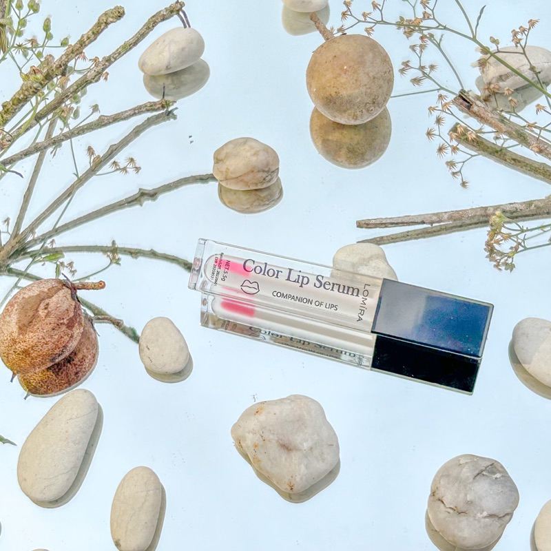 LOMIRA COLOUR LIP SERUM ORI BPOM // FREE MASKER WAJAH