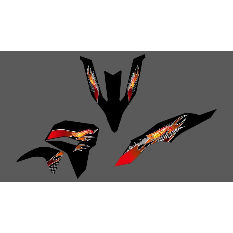 striping sticker transparan all new Vario 2022-2023 custom hotswheels