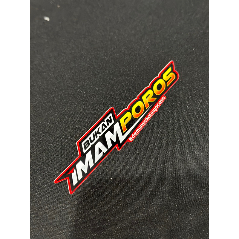 STIKER BUKAN IMAM POROS