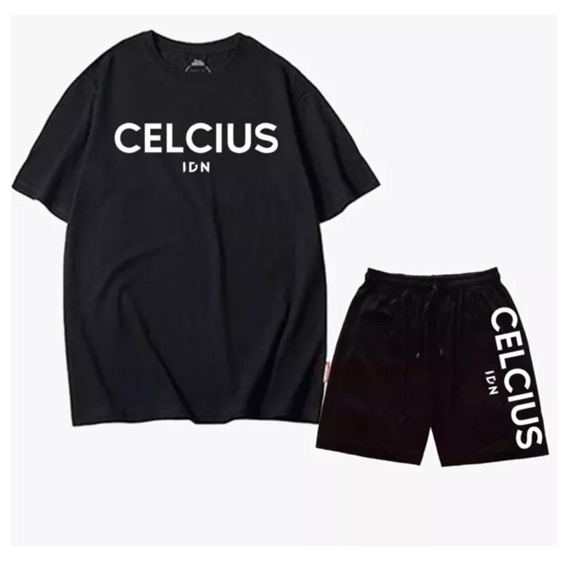 Kaos celana celcius satuset premium original
