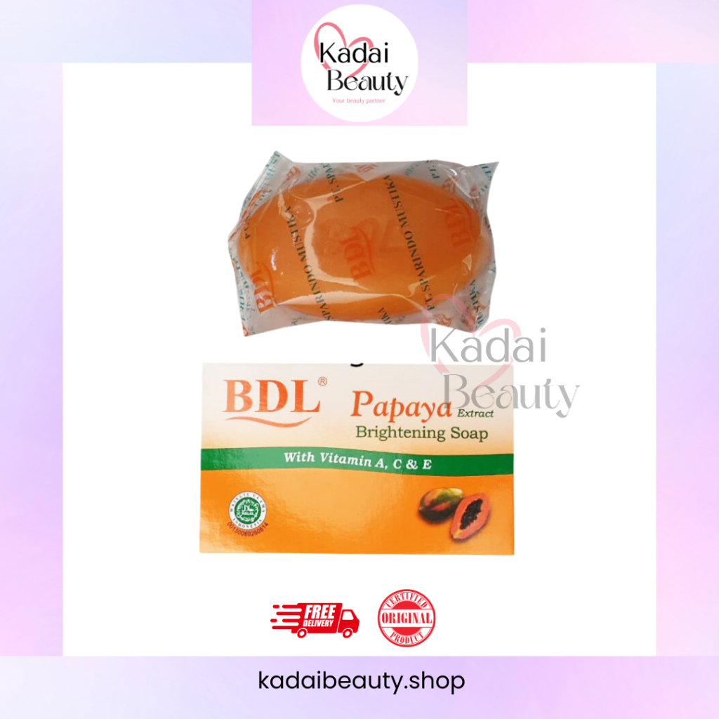 BDL Papaya Soap Sabun Pepaya 90 gram BPOM Brightening