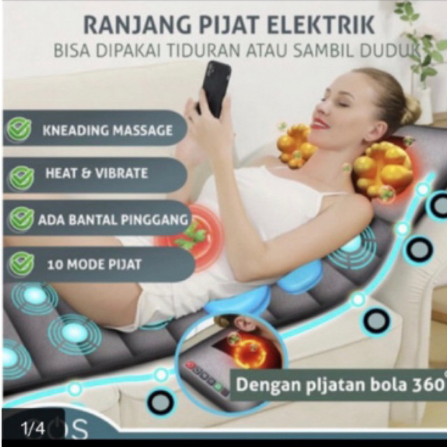 Matras Pijat Premium Kursi pijat Ranjang terapi therapy massage chair