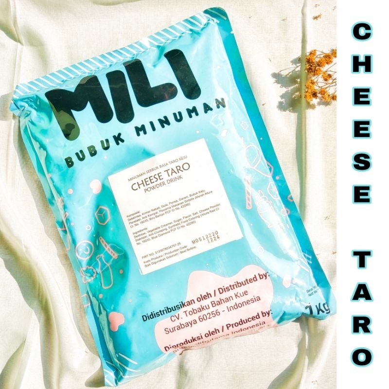 

BUBUK MILI CHEESE TARO KEMASAN 1 KG / POWDER MILI