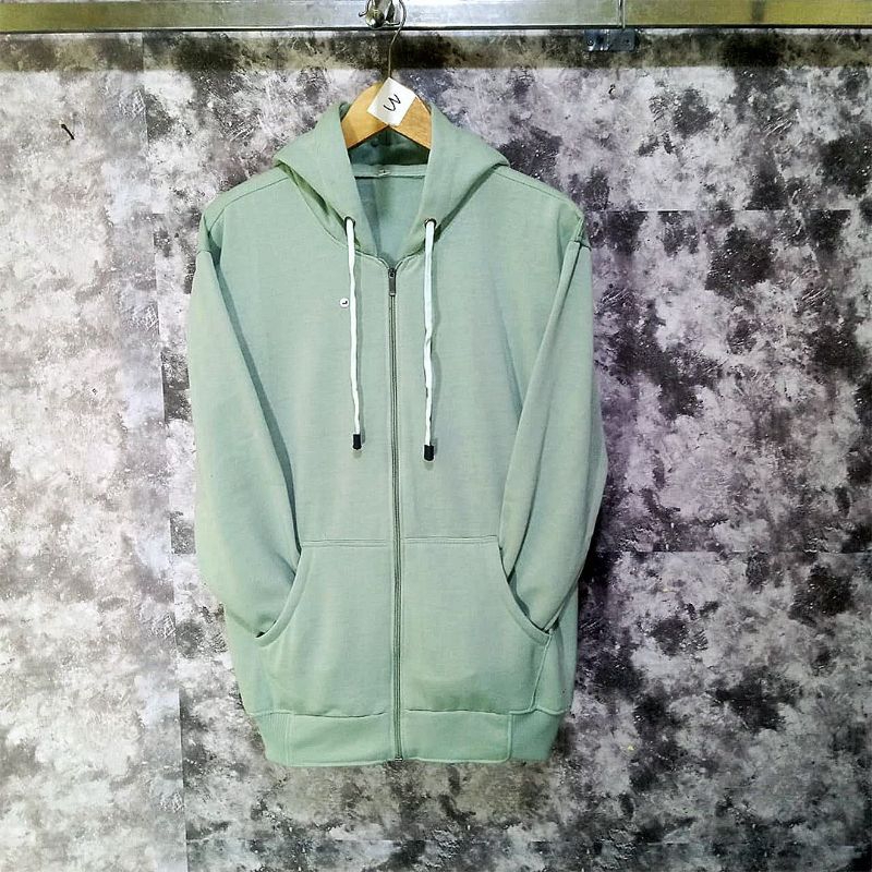 Hoodie Zipper / Sweater Resleting / Jaket Polos Unisex Size M - XXL