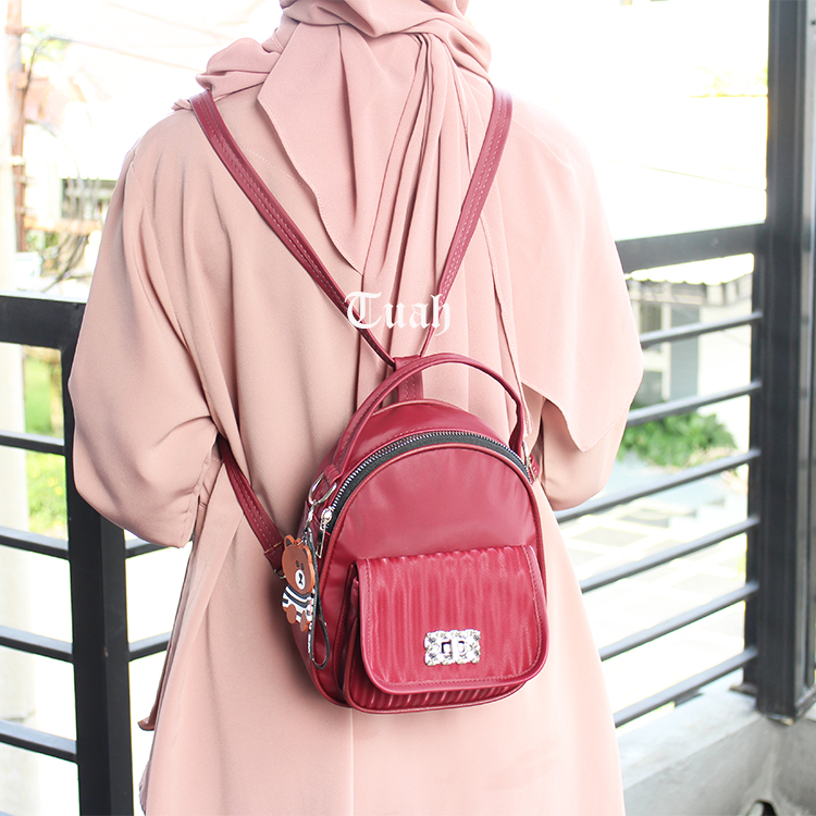 TUAH SLIMBAGS IW 48 / Tas Selempang Wanita / HARGA GROSIR / Salur 3 in 1 Series High quality / Tas Jinjing Wanita/ Ransel mini wanita / Tas wanita Terbaru Kekinian &amp; Terlaris/ Tas Wanita Koreaan Style