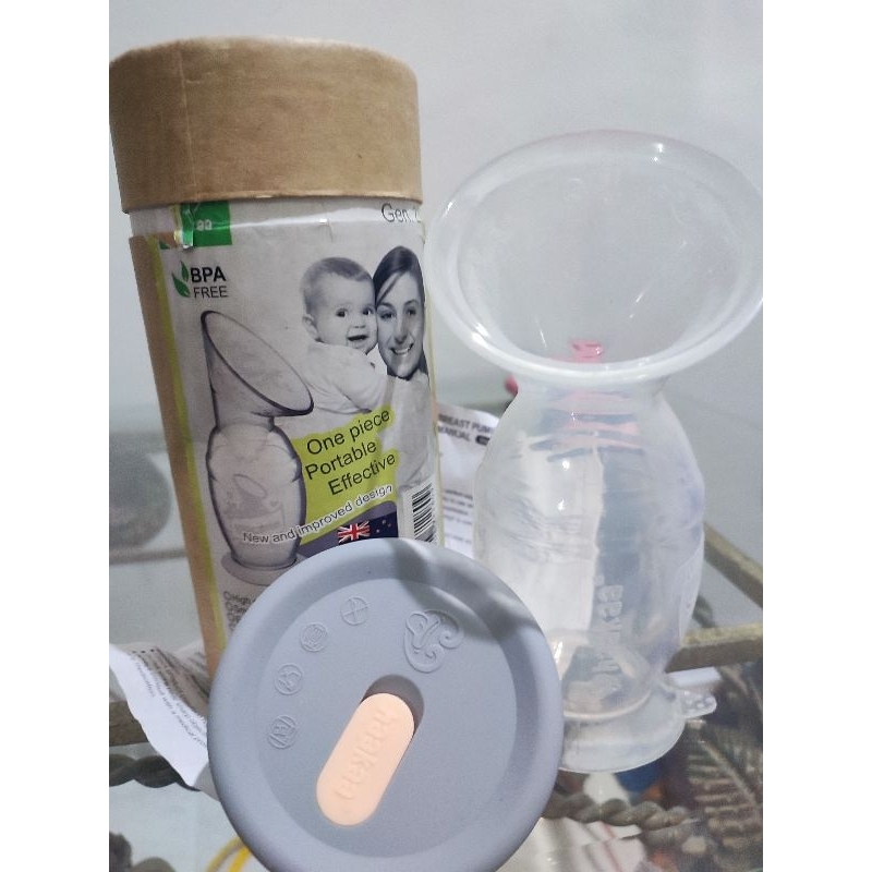 Haakaa Silicone Breast Pump  Pompa Asi Haakaa Silicone Haka Haakka Hakka Gen 2[Preloved]90ml 100ml  