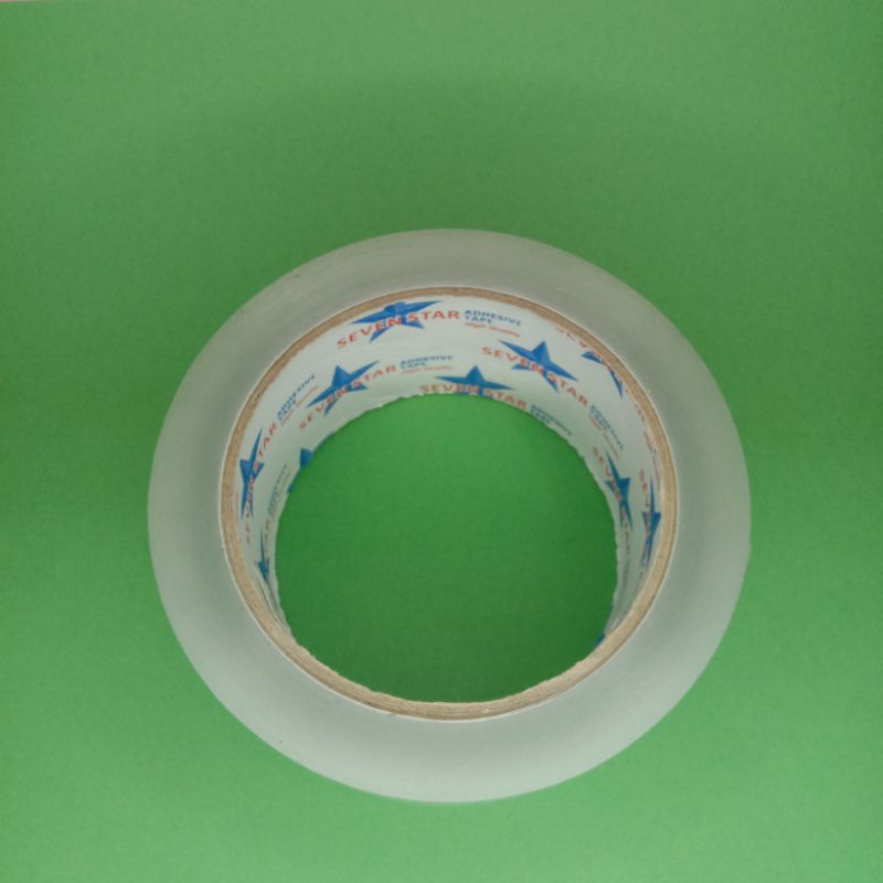 

Lakban bening - Lakban coklat Sevenstar 90yard 45mm alat packing rekat kuat