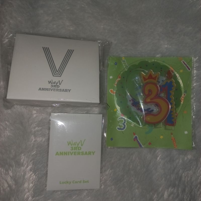 Official MD Necklace Pop Up Acrylic Lucky Card Set WayV 3rd Anniversary Ten Version N