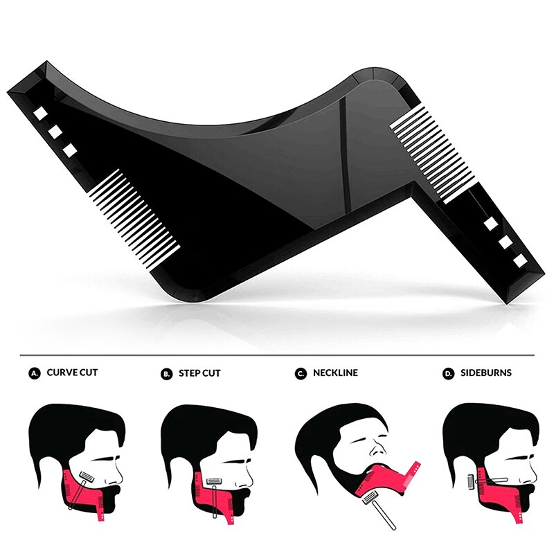 Beard Shaper Comb Sisir Jenggot Brewok Bewok Jambang Kumis