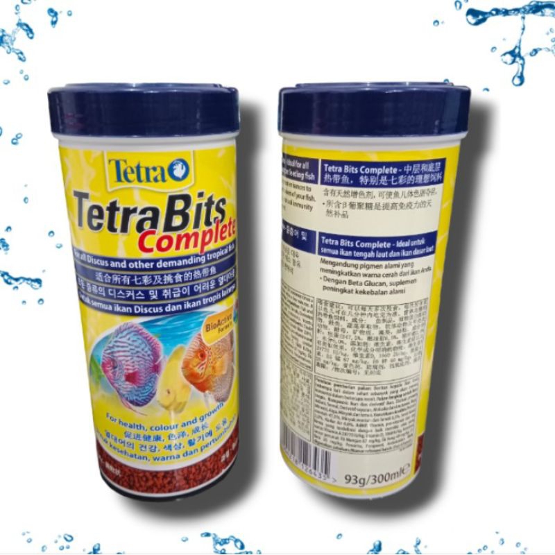 Makanan Ikan Hias Discus TETRA BITS 93gr/300ml